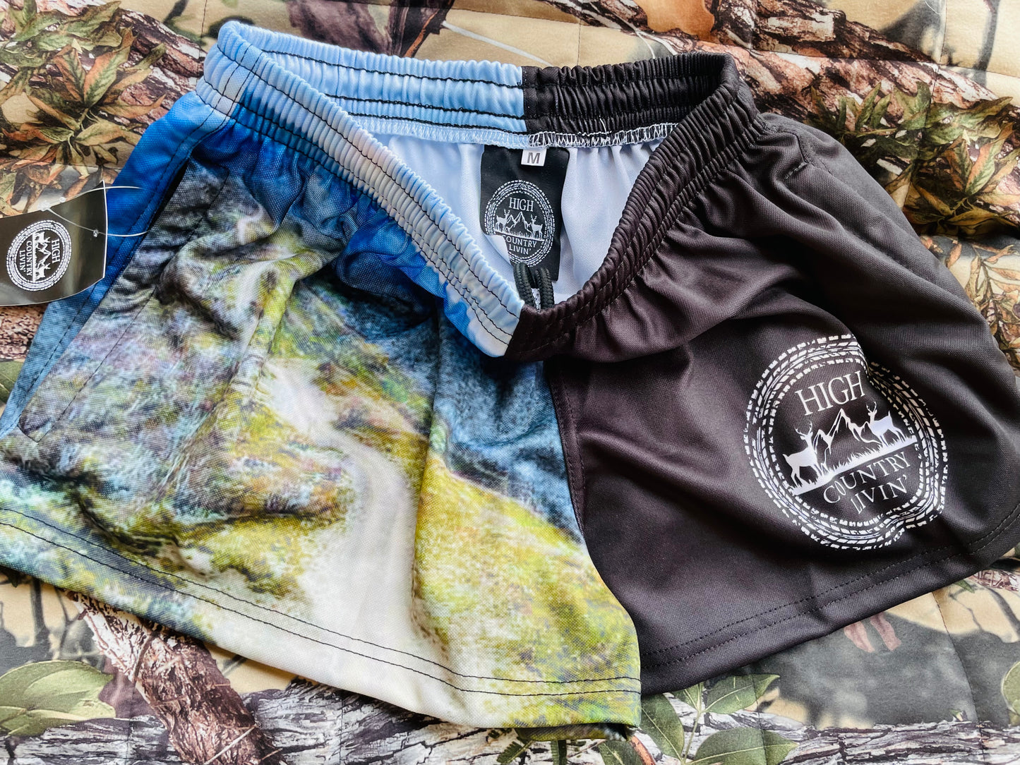 Blue Rag Range Footy Shorts