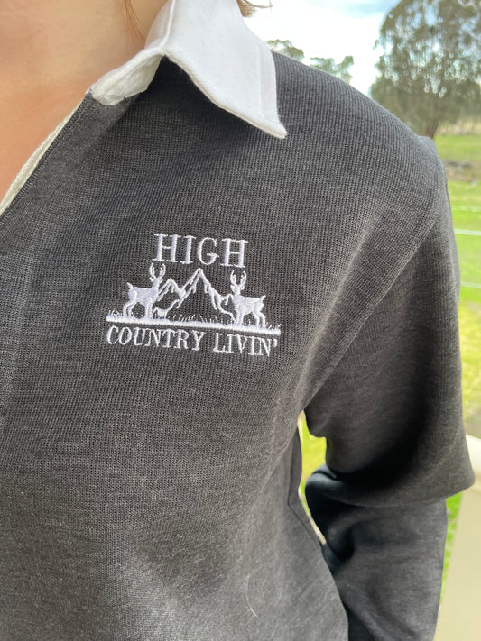 High Plains Rugby Jersey - Grey