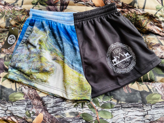 Blue Rag Range Footy Shorts