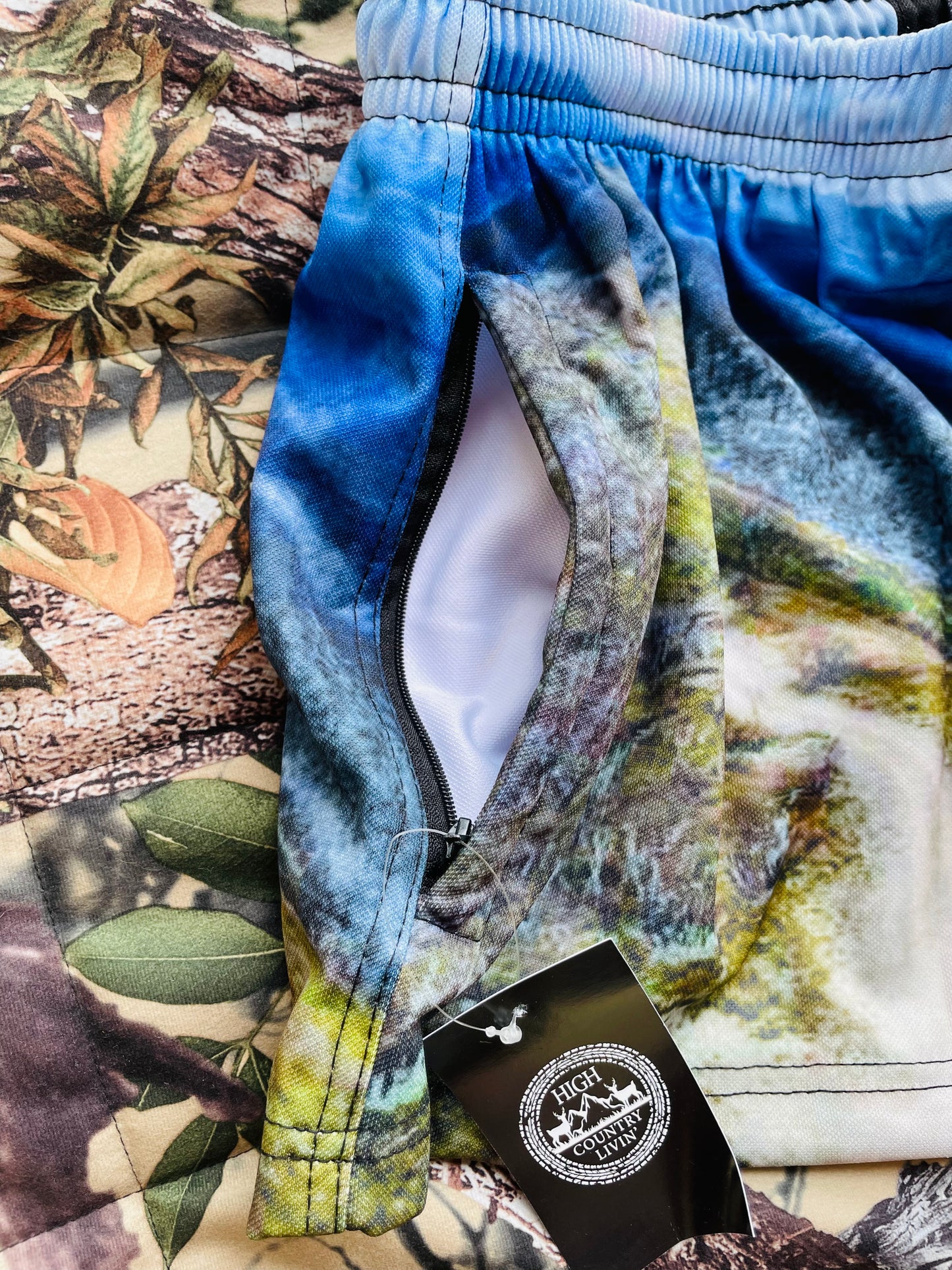 Blue Rag Range Footy Shorts