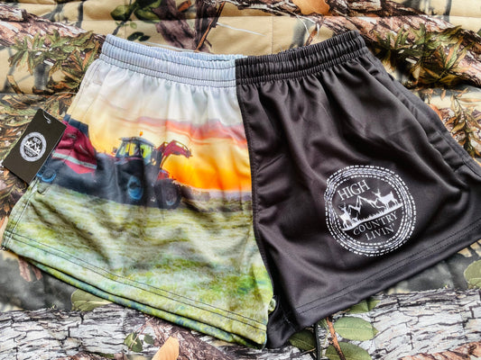Hay Season Footy Shorts